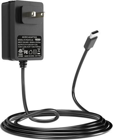 Smraza 27W USB-C مزود طاقة متوافق مع Raspberry Pi 5، محول PD 5.1V 5A محول طاقة من النوع C لـ Raspberry Pi 5 Model B 8GB/4GB (أسود) in Saudi Arabia
