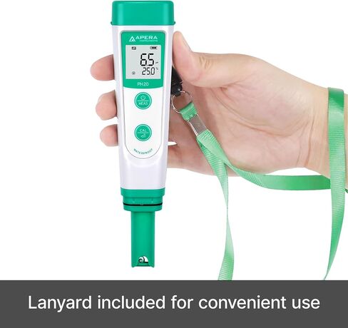 APERA INSTRUMENTS AI209 مجموعة أدوات اختبار الأس الهيدروجيني المقاومة للماء PH20، دقة ±0.1 درجة حموضة in Saudi Arabia