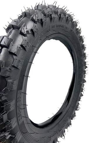 مجموعة إطارات الطرق الوعرة والأنبوب الداخلي مقاس 2.5-10 بوصة من Tiulgoge - معظم إطارات الدراجة الترابية 49cc، 50cc، 70cc (2.5-10") in Kuwait