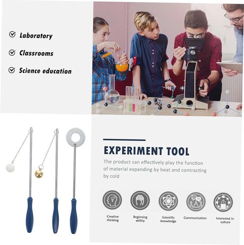 SOLUSTRE 1 مجموعة معدات التجربة الفيزيائية أداة التمدد والانكماش الحراري المساعدة التعليمية الفيزيائية مستلزمات التدريس مستلزمات المختبرات الملحقات البلاستيكية الأساسية الرئيسية in Kuwait