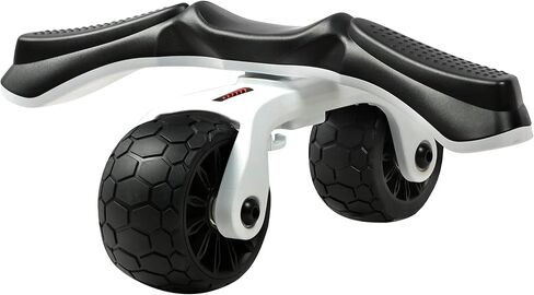 PRCTZ Ab Wheel with Rotating Handle, The Most Portable Abdominal Wheel, Non-slip Handle, Antiskid Wheels, Braking Pad and Knee Pad Included, 225 LB. Weight Capacity in Kuwait