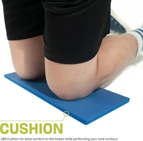 PRCTZ Ab Wheel with Rotating Handle, The Most Portable Abdominal Wheel, Non-slip Handle, Antiskid Wheels, Braking Pad and Knee Pad Included, 225 LB. Weight Capacity in Kuwait