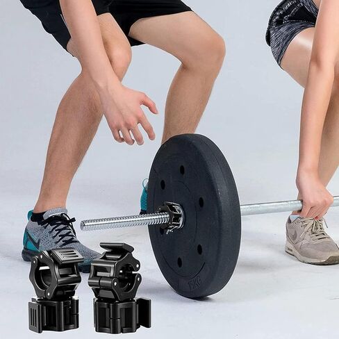 KARLOR Barbell Clamps الدمبل سبينلوك الياقات مقاطع لشريط رفع الأثقال القياسي سريع التحرير قفل مشبك احترافي لتمارين الصالة الرياضية واللياقة البدنية وبناء الجسم in Saudi Arabia