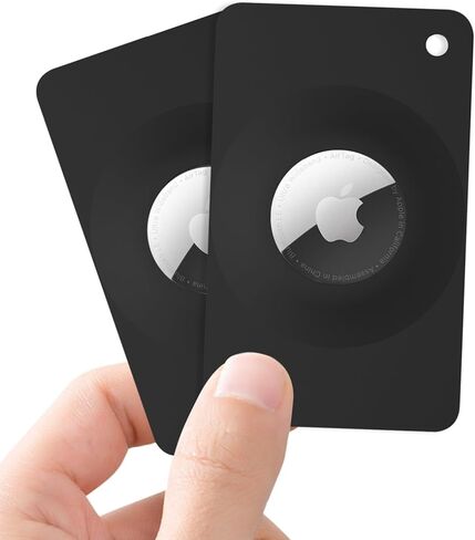 Airtag Wallet Holder Airtag Card Holder 2-Pack, Ultra Thin Card Case for Apple Airtag, Lightweight Airtag Card Holder for Wallet, Purse, Handbag, Keys, Clutch Bag in Saudi Arabia