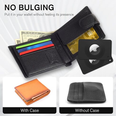 Airtag Wallet Holder Airtag Card Holder 2-Pack, Ultra Thin Card Case for Apple Airtag, Lightweight Airtag Card Holder for Wallet, Purse, Handbag, Keys, Clutch Bag in Saudi Arabia