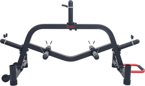 Sunny Health & Fitness Multi-Weight Plate and Barbell Rack Storage Stand - SF-XF9938 , Black in Kuwait