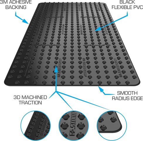 STOMPGRIP Premium All-Purpose 3D Griptape | Sheet | Volcano | 3D Design | Universal Fit in Saudi Arabia