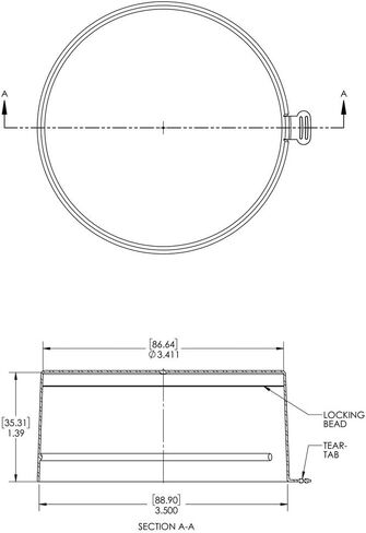 Caplugs 99394601 Plastic Tear-Tab Cap for NPT Pipe Threads. J-2, PE-LD, to Cap Thread Size 2" NPT", Blue (Pack of 20) in Kuwait