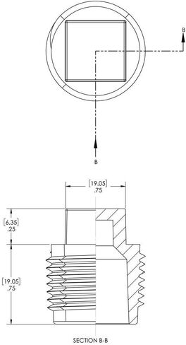 Caplugs P-108 P Series – Plastic Threaded Plug for NPT/NPS Pipe Fittings, 160 Pack, Red HD-PE, Thread Size NPT 1-1/4" Tapered & Straight, Temporary, Thread Protection, Leak Prevention (99191162) in Kuwait