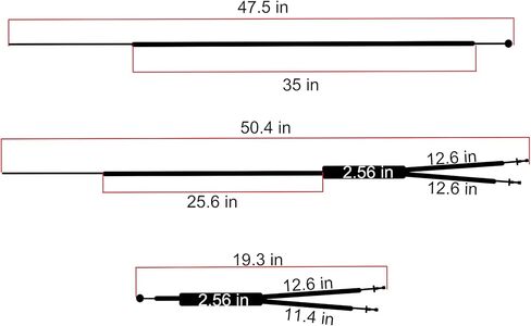 BMX Bike Brake Cable Set Gyro Brake Cables Front and Rear Brake Set Bicycle Brake Cable Housing with Spinner Rotor Bike Replacement Part in Saudi Arabia