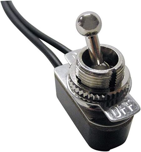 Gardner Bender GSW-125 Electrical Toggle Switch, SPST, ON-OFF, 6 A/125V AC, 6 inch Wire Terminal in Saudi Arabia