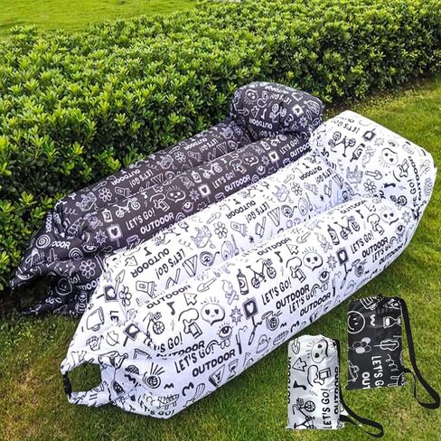 Arrebol أريكة قابلة للنفخ كرسي قابل للنفخ أساسيات الشاطئ كرسي التخييم أرجوحة محمولة قابلة للطي أريكة كسولة في الهواء الطلق كرسي كيس فول تفجير الأريكة كرسي الشاطئ القابل للنفخ أريكة هوائية قابلة للنفخ in Kuwait