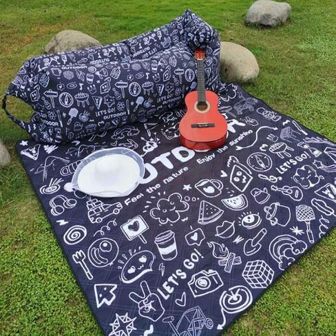 Arrebol Inflatable Couch Inflatable Chair Beach Essentials Camping Chair Portable Hammock Foldable Lazy Sofa Outdoor Bean Bag Chair Blow up Couch Inflatable Beach Chair Inflatable Lounger air Sofa in Saudi Arabia