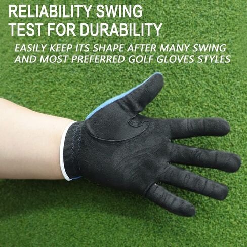 FINGER TEN Golf Gloves Men Right Left Handed Golfer Mens Glove RainGrip Hot Wet Weather Value 6 Pack, All Weather in Small Medium M/Large Large XL XXL 3XL in Saudi Arabia