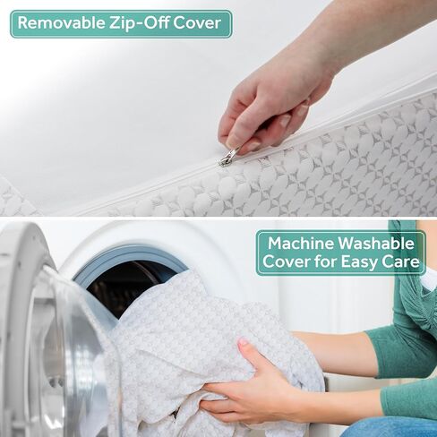 OmniPedic Refresh Breathable 2-Stage Crib Mattress & Toddler Mattress, Removable Washable Knit Cover, Baby Mattress for Crib, GREENGUARD Air Quality Certified, Made in USA, 52x28 Inches in Kuwait