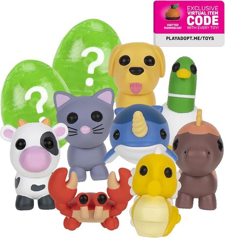 تبنني! 10 عبوات من الحيوانات الأليفة الغامضة - السلسلة 2-10 حيوانات أليفة - أفضل لعبة على الإنترنت - يتضمن رمز عنصر افتراضي حصري - ألعاب ممتعة قابلة للتجميع للأطفال تضم حيواناتك الأليفة المفضلة، للأعمار من 6 سنوات فما فوق in Kuwait