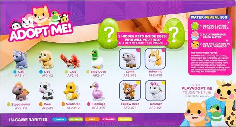 تبنني! 10 عبوات من الحيوانات الأليفة الغامضة - السلسلة 2-10 حيوانات أليفة - أفضل لعبة على الإنترنت - يتضمن رمز عنصر افتراضي حصري - ألعاب ممتعة قابلة للتجميع للأطفال تضم حيواناتك الأليفة المفضلة، للأعمار من 6 سنوات فما فوق in Kuwait