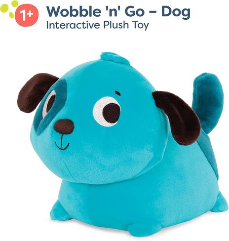 B. toys - Plush Crawling Toy Dog - Interactive Plush Dog – Stuffed Animal – Washable Tummy Time Barking Plush Toy with Movement & Sounds- Toys for Babies, Toddlers – 1 Year + in Saudi Arabia
