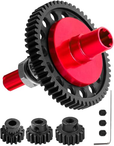 ARRCat 57T 0.8Mod Slipper Gear مع 3.175 مم ترس ترس 15T 16T 17T RC Gears ترقيات جزء لـ 1/10 Arrma Granite Senton Big Rock Vorteks 3S Blx Mega550، Kraton Outcast 4S Blx، 1/8 Typhon 3S، أسود in Saudi Arabia