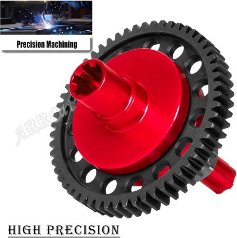 ARRCat 57T 0.8Mod Slipper Gear مع 3.175 مم ترس ترس 15T 16T 17T RC Gears ترقيات جزء لـ 1/10 Arrma Granite Senton Big Rock Vorteks 3S Blx Mega550، Kraton Outcast 4S Blx، 1/8 Typhon 3S، أسود in Saudi Arabia