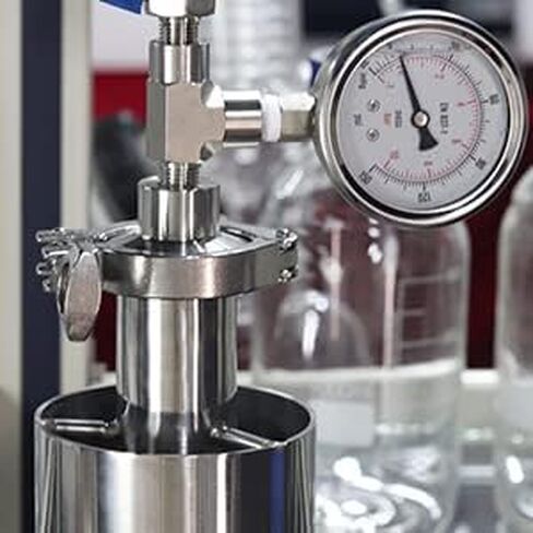 LABFENG 90g Stainless Steel Vacuum Tube Kit Vacuum Chamber with Tripod Used to Extract from Plant Leaves in Kuwait