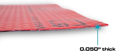 Soundskins 50 Mil Car Sound Deadening Mat 50 Sq Ft Kit - Butyl and Foil Automotive Sound Dampener - Reduce Vibrations, Insulate Heat, and Minimize Resonance in Saudi Arabia