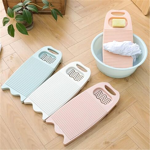 Plastics Clothes Washboards Laundry Board Household Hand Washing Board with Soap Holder Portable Hand Washing Clothes Tool Scrubboards Clothes Cleaning Tools for Home School Dormitory (Navy Blue) in Saudi Arabia