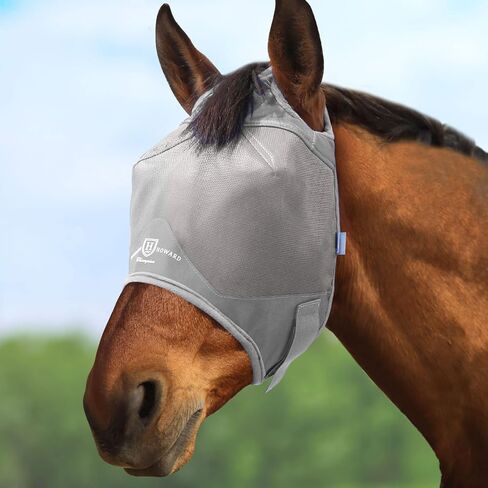 Harrison Howard Horse Fly Mask Standard Signature Blue Horse Large in Saudi Arabia