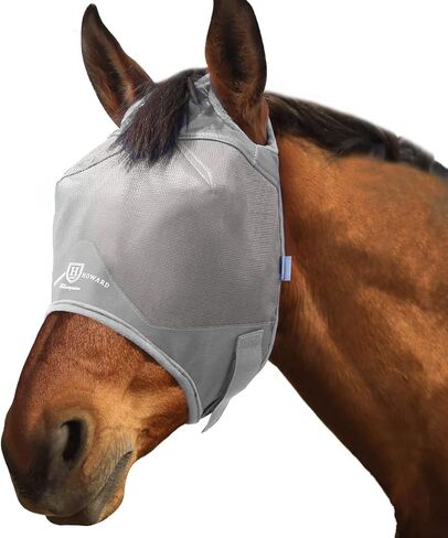 Harrison Howard Horse Fly Mask Standard Signature Blue Horse Large in Saudi Arabia