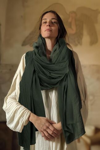 شال JPXH للرجال والنساء البالغين من العصور الوسطى بقلنسوة متعدد الألوان، شال لعب الأدوار in Kuwait