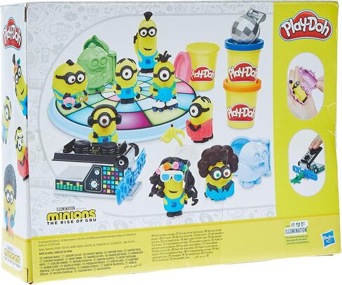 Play-Doh Minions: The Rise of Gru Disco Dance-Off Toy for Kids 3 Years and Up with 14 Non-Toxic Cans in Kuwait