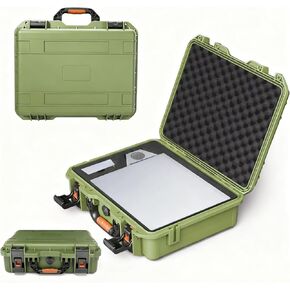 Starlink Mini Case, IP67 Waterproof Hard Travel Case with Precision Foam for Starlink Dish & Accessories, Heavy-Duty Protection for Camping & Outdoor Use (Green) in Saudi Arabia