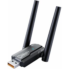 USB WiFi 6 Bluetooth Adapter for Desktop PC,AX900Mbps Dual Band 5/2.4Ghz Wireless Network Adapter ，Built-in Driver for PC/Laptop/Desktop 4dBi Antenna Compatible with Windows 10/11 in Saudi Arabia