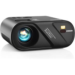 5G WiFi Bluetooth Projector, Outdoor Movie Projector [Projector Screen and Tripod Included], Full HD 1080P Video Projector for Home Theater, Compatible with Phone, HDMI, USB, Laptop, TV Stick in Saudi Arabia