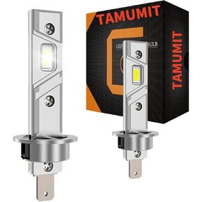 H7 Bulb 35000LM 120W, High and Low Beam, 6500K White, 1:1 Mini Size Plug and Play, Non Polarity, Fanless H7 Fog Lights, 500% brightness upgrade, 30000 Hours of Service Life （Pack of 2） in Kuwait