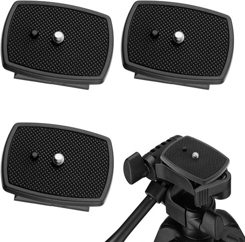 3 PCS Universal Tripod Quick Release Plate 43x43mm, Camera Quick Release Plate Tripod Camera Mount Plates Cameras Mounting Adapter for Tripods and Cameras Tripods Mount for Efficient Photography in Saudi Arabia