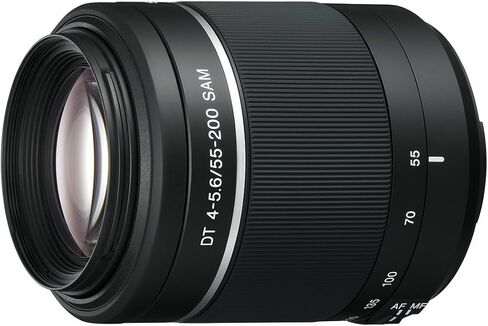 Sony 55-200mm f/4-5.6 SAM DT Telephoto Zoom Lens for Sony Alpha Digital SLR Cameras (Renewed) in Saudi Arabia