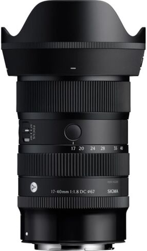 Sigma 17-40mm f/1.8 D.C. Art Lens Compatible with Canon RF Mount (APS-C) Bundle with 67mm UV Filter + Lens Cap Keeper + Cleaning Kit + Cleaning Cloth (5 Items) in Saudi Arabia