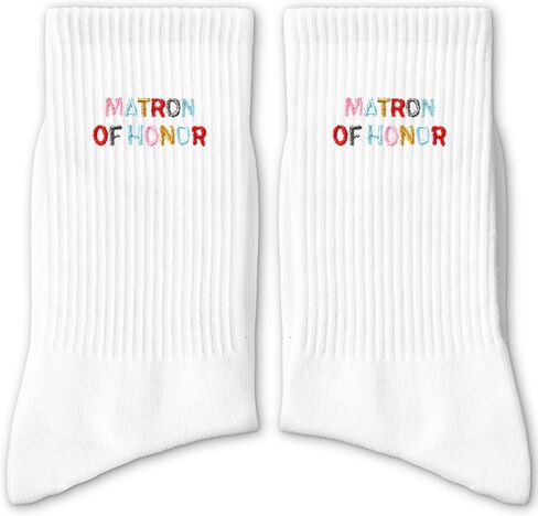 I Do Crew Socks - Bridesmaid Proposal Gifts, Fun Wedding Party Accessories for Bride to Be, Matching Bachelorette Party Favors, Engagement Outfits, Bridal Shower Essentials(310) in Kuwait