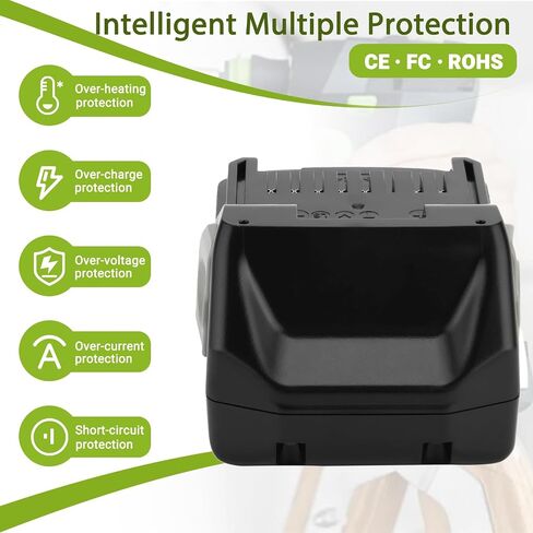 2 حزمة بطارية 3.0 أمبير 18 فولت متوافقة مع بطارية هيتاشي BSL1815X BSL1815S BSL1830 BSL1830C 330139 330557 339782 بطارية بديلة ليثيوم أيون in Kuwait