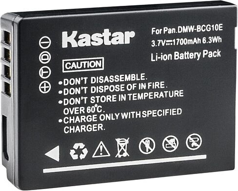 استبدال بطارية Kastar DMW-BCG10 من قطعتين لباناسونيك لوميكس DMC-ZS9، لوميكس DMC-ZS10، لوميكس DMC-ZS15، لوميكس DMC-ZS19، لوميكس DMC-ZS20، كاميرا لوميكس DMC-ZS25 in Kuwait