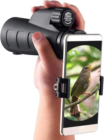 Telescopes for Adults Astronomy, High Power 15x50 Monocular Telescope, High Waterproof Monocular Telescope with 22mm Large View Eyepiece BAK4 Prism Lens Monocular for Adults Bird Watching Concerts in Saudi Arabia