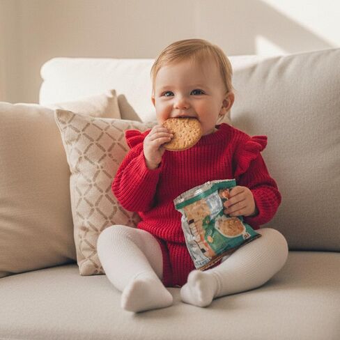 Baby Girl Sweater Bubble Romper Ruffle Long Sleeve Chunky Knit Solid Bodysuit Cute Newborn Infant Fall Winter Clothes in Kuwait