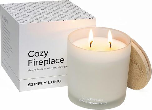 Tropical Getaway - Coconut & Grapefruit Scented Candle – 14oz Soy Wax – Fresh Candle for Home – 50+ Hour Burn – Eco Friendly Gift Box in Reusable Glass Jar with Bamboo Lid in Saudi Arabia