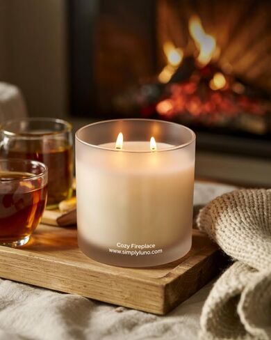 Tropical Getaway - Coconut & Grapefruit Scented Candle – 14oz Soy Wax – Fresh Candle for Home – 50+ Hour Burn – Eco Friendly Gift Box in Reusable Glass Jar with Bamboo Lid in Saudi Arabia