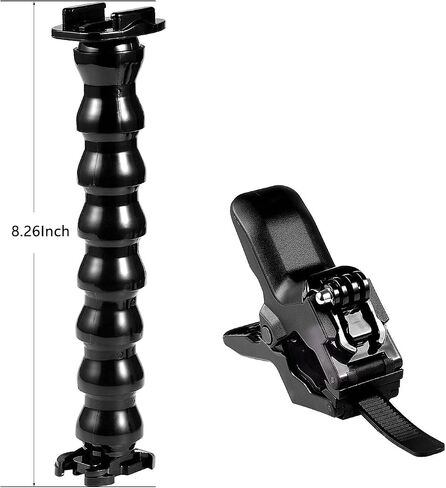 Jaws Flex Clamp Mount Gooseneck Mount لـ GoPro Hero 13 Hero 12 Hero 11 Hero 10 Hero 9 Hero 8 Hero 7 Hero 6 Hero 5 Hero 4 Session Hero 3+ Hero 3 EK7000 DJI osmo Arlo Action Camera in Saudi Arabia