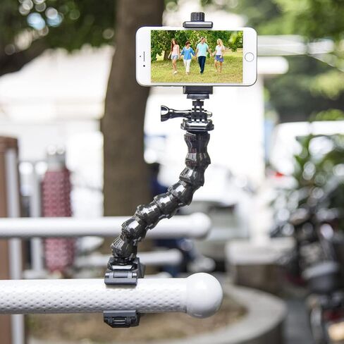 Jaws Flex Clamp Mount Gooseneck Mount لـ GoPro Hero 13 Hero 12 Hero 11 Hero 10 Hero 9 Hero 8 Hero 7 Hero 6 Hero 5 Hero 4 Session Hero 3+ Hero 3 EK7000 DJI osmo Arlo Action Camera in Saudi Arabia