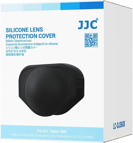 غطاء عدسة JJC لـ DJI Osmo 360، غطاء سيليكون متوافق مع واقي عدسة Osmo360، غطاء مطاطي واقي يحمي العدسة الأمامية والخلفية من الصدمات والخدوش والغبار عند عدم الاستخدام in Saudi Arabia