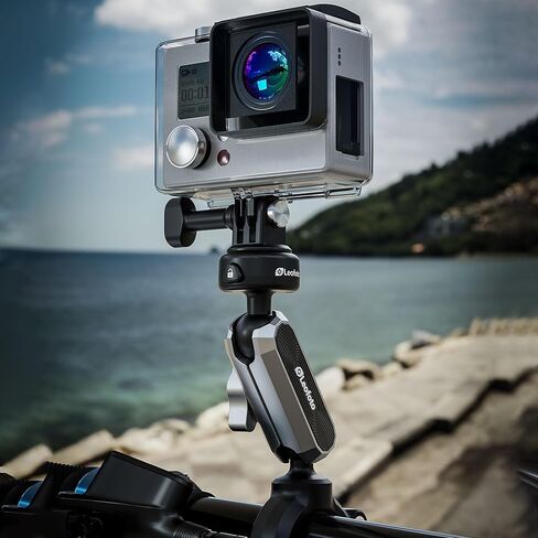 Magnetic Mount Sport Camera Holder, Compatible for Gopro Hero 13/12/11/10, DJI OSMO Action 5 Pro/4/3/2, Insta360 X4/X3/Pro 2, Action Camera Car Mount with 1/4"-20 Thread (LAC-01) in Kuwait