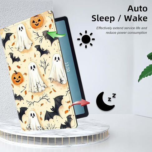 للحصول على Kindle Paperwhite 6 12th 7 '& Colorsoft 7' 'PU Leather Smart Magnetic Case ، Capybara ، Slim Folio Stand Hard PC Gover ، دعم Auto Wake/Sleep in Kuwait